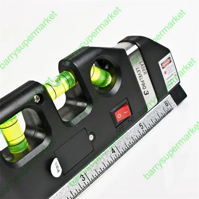 Laser Level Horizon Vertical Measure 8FT Aligner Standard & Metric Rulers Multipurpose Measure Instrument Level Laser Laser Level Horizon Vertical Measure 8FT Aligner Standard & Metric Rulers Multipurpose Measure Instrument Level Laser