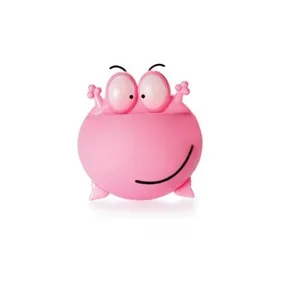 pink Новинка, горячая прочная настенная присоска в форме лягушки, держатель для зубной пасты, подставка для зубной щетки, держатель для ванной - Цвет: pink