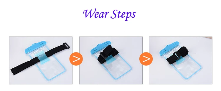 Swimming mobile pouch