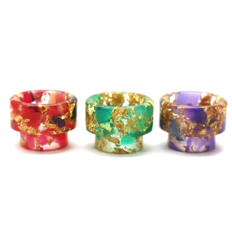 

810 Drip Tip resin wide driptip Ecigarette wide bore Mouthpieces for Vape Tank Vaporizer Atomizer 3 colors 1pcs