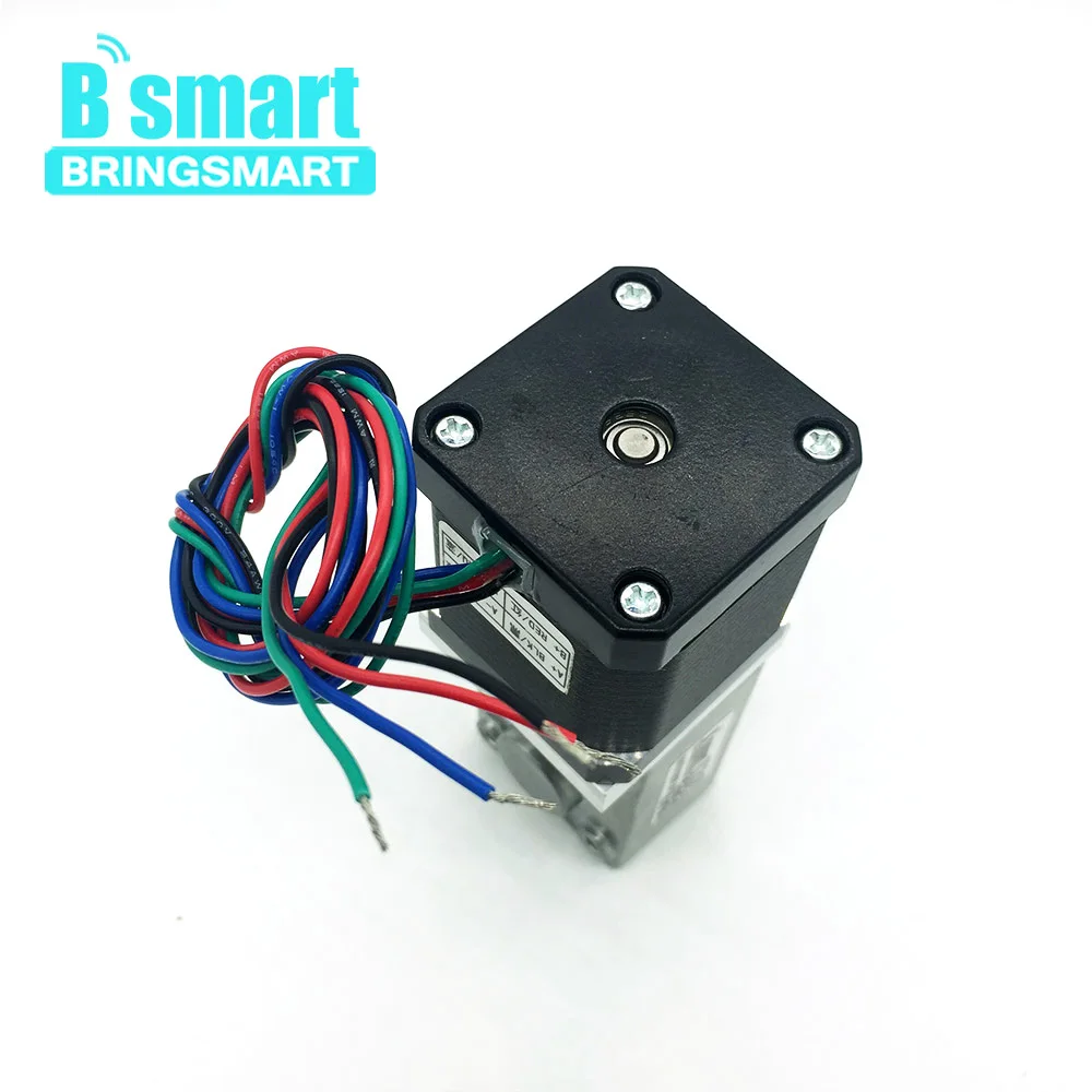 

Bringsmart Worm Geared Motor Stepper DC Stepping Geared Motors A58SW-42BY 24V Mini Motor 12V Self-locking Reducer Gearbox