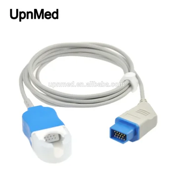 

Compatible Nihon Kohden spo2 adapter cable with short DB9pin silicone soft spo2 sensor,2pcs/set