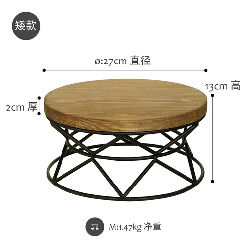 Десертный стол, подставка для торта, европейский стиль, железная форма для кекса, деревянный высокий поднос, креативная деревянная подставка для закусок, Свадебные вечерние принадлежности - Цвет: A