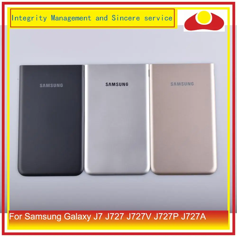 10 шт./лот для Samsung Galaxy J7 J727 J727V J727P J727A J727T корпус батарейного отсека задняя