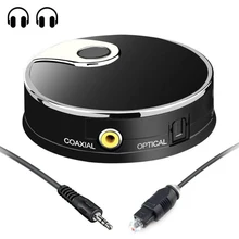 Dual Link Bluetooth CSR4.0 оптический SPDIF Toslink коаксиальный RCA Aux 3,5 мм стерео аудио передатчик беспроводной музыкальный адаптер для ТВ ПК