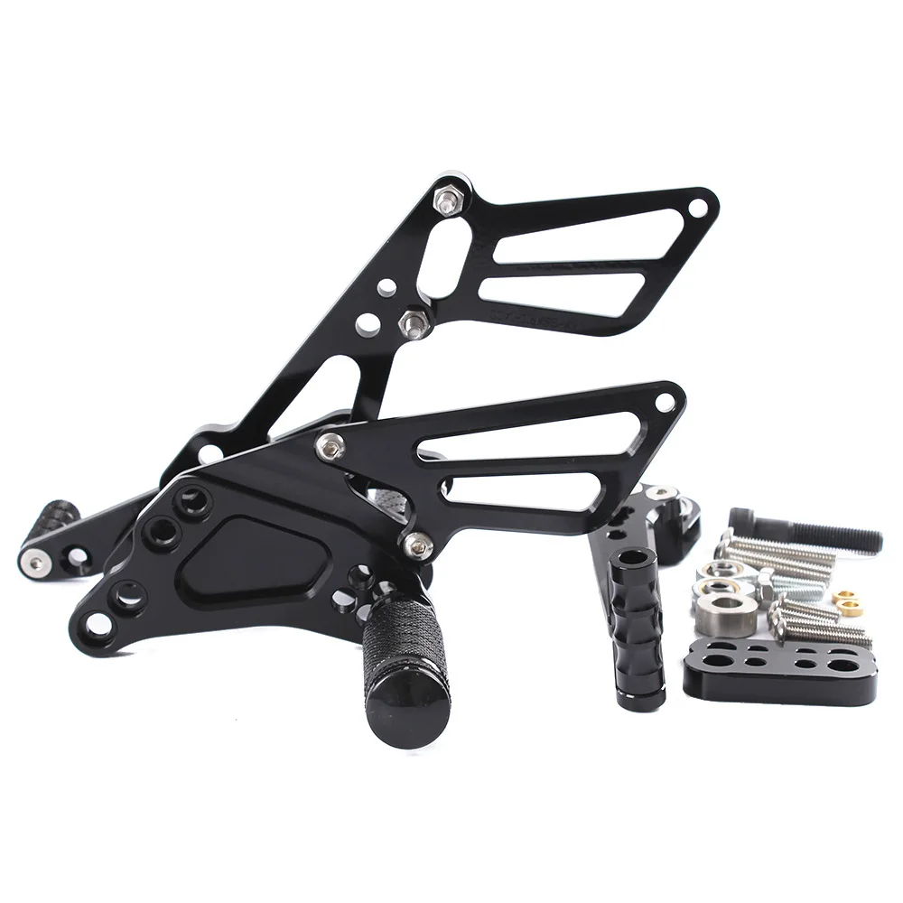 

WINTUWAY Motorcycle Foot Rests Motorcycle Aluminum Alloy Rearset Rear Footpeg Foot Rests Suitable For GSX-R600/75011-16