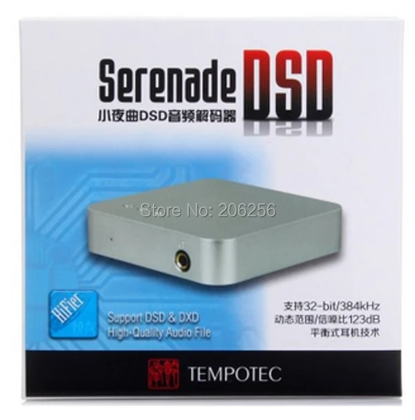 TEMPOTEC Audio Serenade DSD USB DAC с усилителем для наушников Поддержка DSD64/DSD128 HiFier Внешняя usb звуковая карта+ усилитель звука