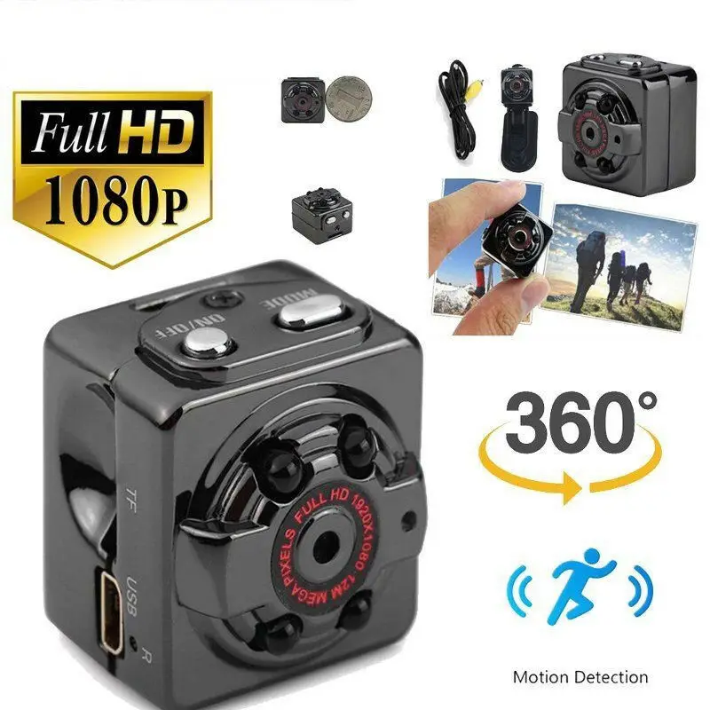 

Mini 1080P FULL HD Camera Night Vision Motion Detection Video Cam