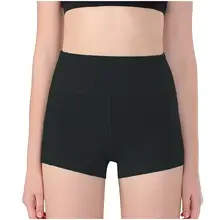 Women Yoga Fit Tight High Waist Elastic Short Fitness Women's Casual Solid Color Pocket Sweat short deportivo mujer Yoga Shorts