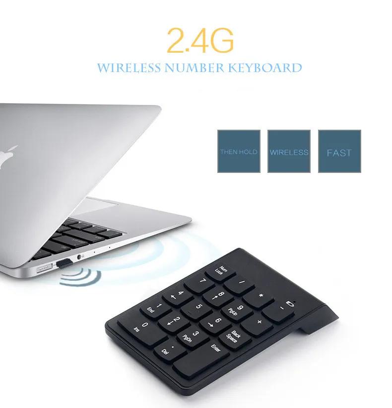Мини USB цифровая клавиатура 18 клавиш цифровая клавиатура беспроводная клавиатура Высокое качество Numpad для настольного ноутбука совместимый