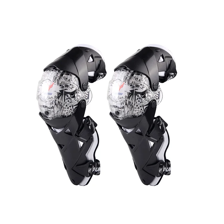 DUHAN moto rcycle наколенники moto cross наколенники высокого класса moto защитные шестерни наколенники moto rbiker наколенники - Цвет: grey