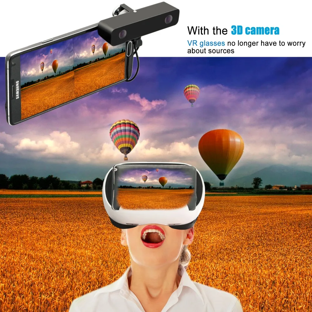 SVPRO 3D Camera Kit For Fashion 360 Viewing VR Glasses With Double HD ...