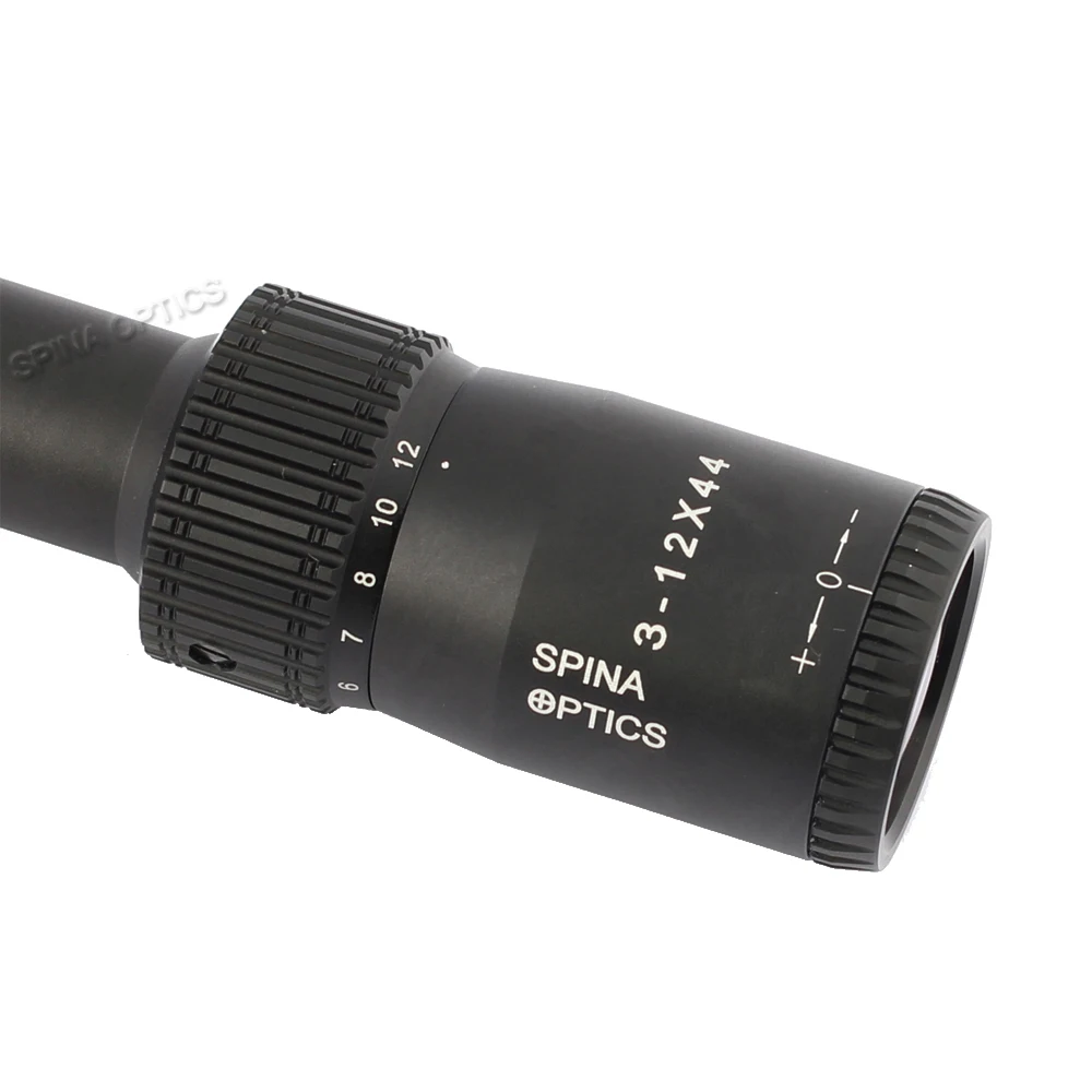Precisão de Elevação Escopo para a Caça ao ar Spina Óptica Caça Mira Riflescope Ajustável Crosshair Rifle Livre 3-12x44 8 Cheap Lunetas Riflescopes