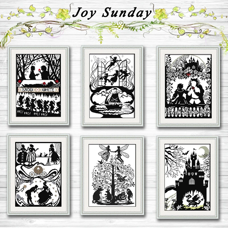 

Fairy Tales dinosaur castle decor Patterns 14CT 11CT Counted Cross Stitch Sets Chinese Cross stitch Kits Embroidery Needlework