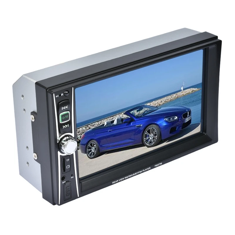 

7 Double 2 Din Touchscreen In dash Car Stereo Radio Mp3 CD DVD Player FM Aux@318