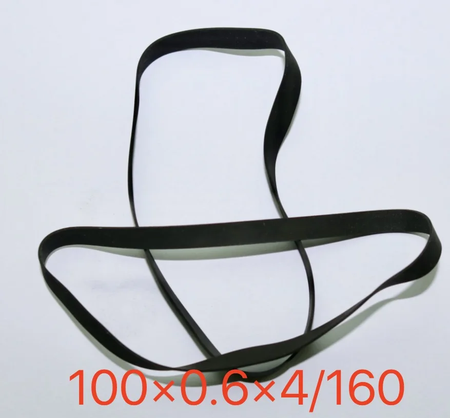 

2Pieces/Lot Folding Length:160mm Thickness:0.6mm Width:4mm Card Seat Audio Belt Recorder Drive Transmission Flat Belt