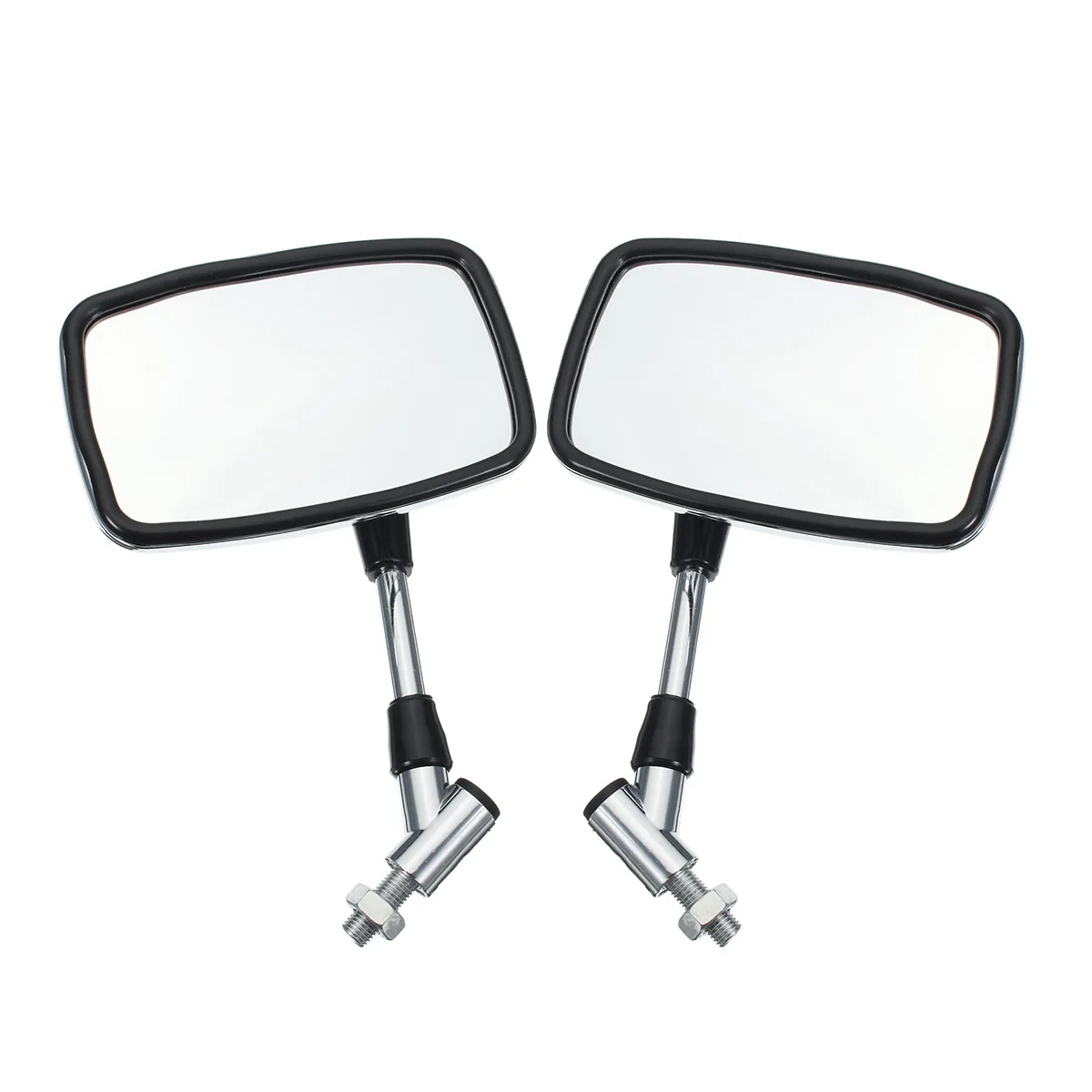 Buy Silver 10mm Motorcycle Rear View Mirrors Universal