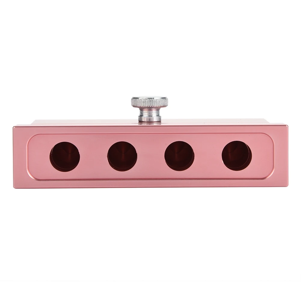 1 Set Aluminum Alloy Rose Gold DIY Lipstick Mold with 2/4 holes Dual Uses Lip Balm Maker Tools DIY Mould Crafts Tool Kit