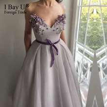 Вечернее платье с объемным цветком вечерние платья для выпускного вечера