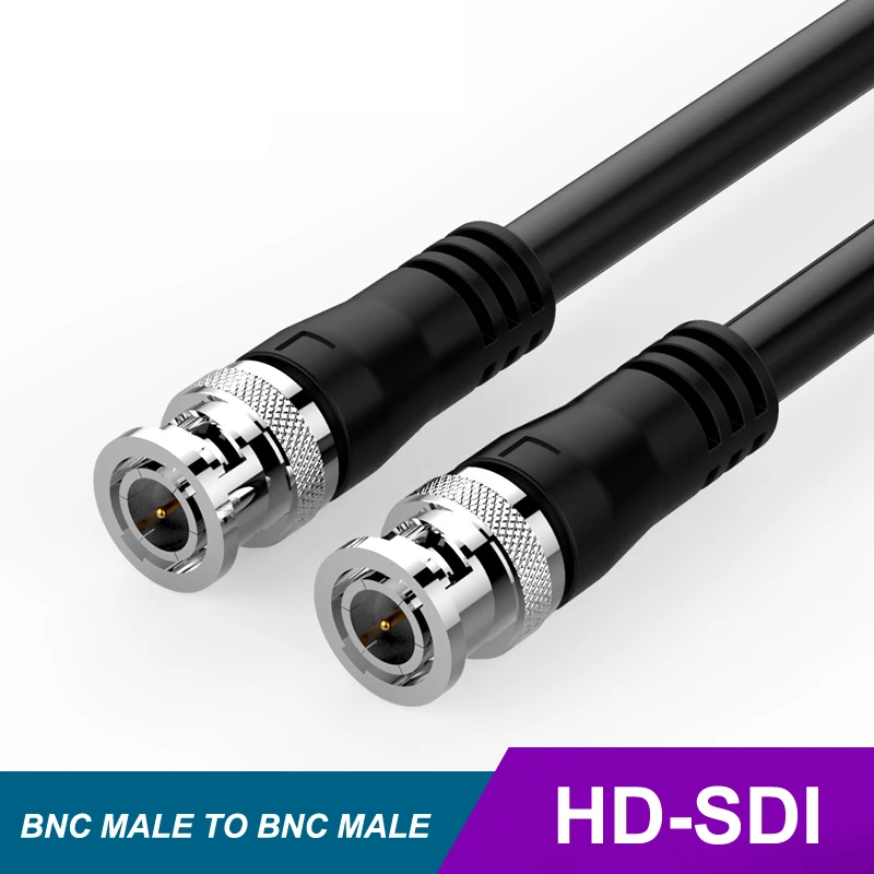 HD-SDI SDI BNC BNC 75-5 동축 케이블 모니터 카메라 비디오 케이블 3G 1080P 12G 4K 60Hz 1.5 2 3 5 8 10 12 15 20 50 80 100m