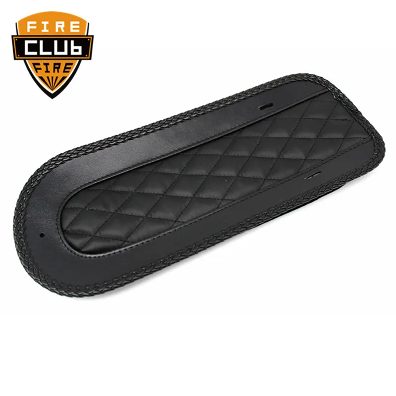 

Black Vinyl Diamond Rear Fender Bib Bikes Motorcycle Solo Seat For Harley Touring Electra Street Road Glide 2008-2018