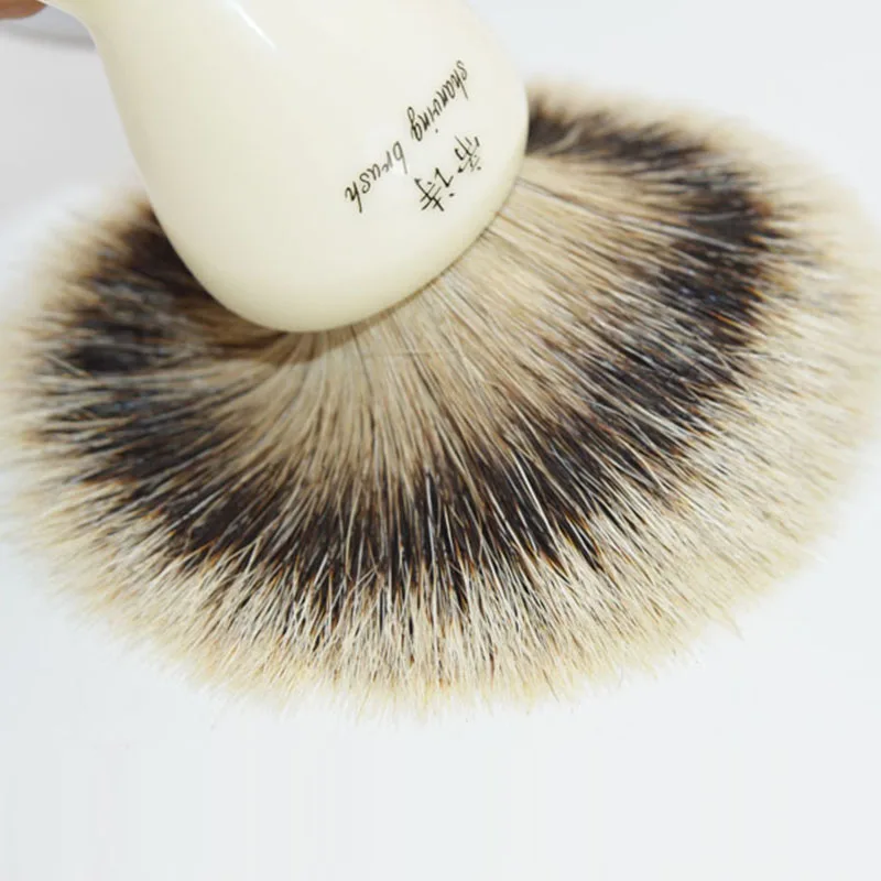 Pincel de Texugo Pincel de Barba para o Homem Homem de Boa Pincel de Barba dos Homens ds Grande 27mm nó Silvertip de Boa Qualidade da Mão crafted Grooming Kit 5 Cheap Pincel de barba