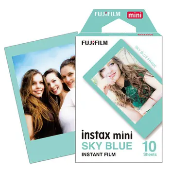 

Original Fujifilm Instax Mini Fuji Film Blue Frame For Mini 8 7s 7 50s 50i 90 25 dw Share SP-1 Polaroid Instant Photo Camera