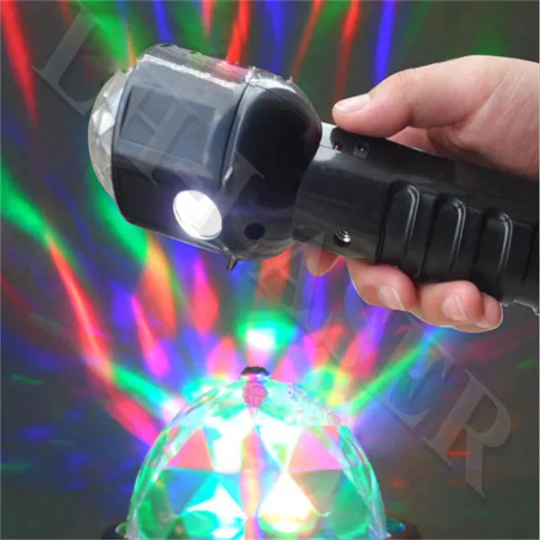 

Handheld LED lights Stage lighting LED flashlight crystal magic ball lamp