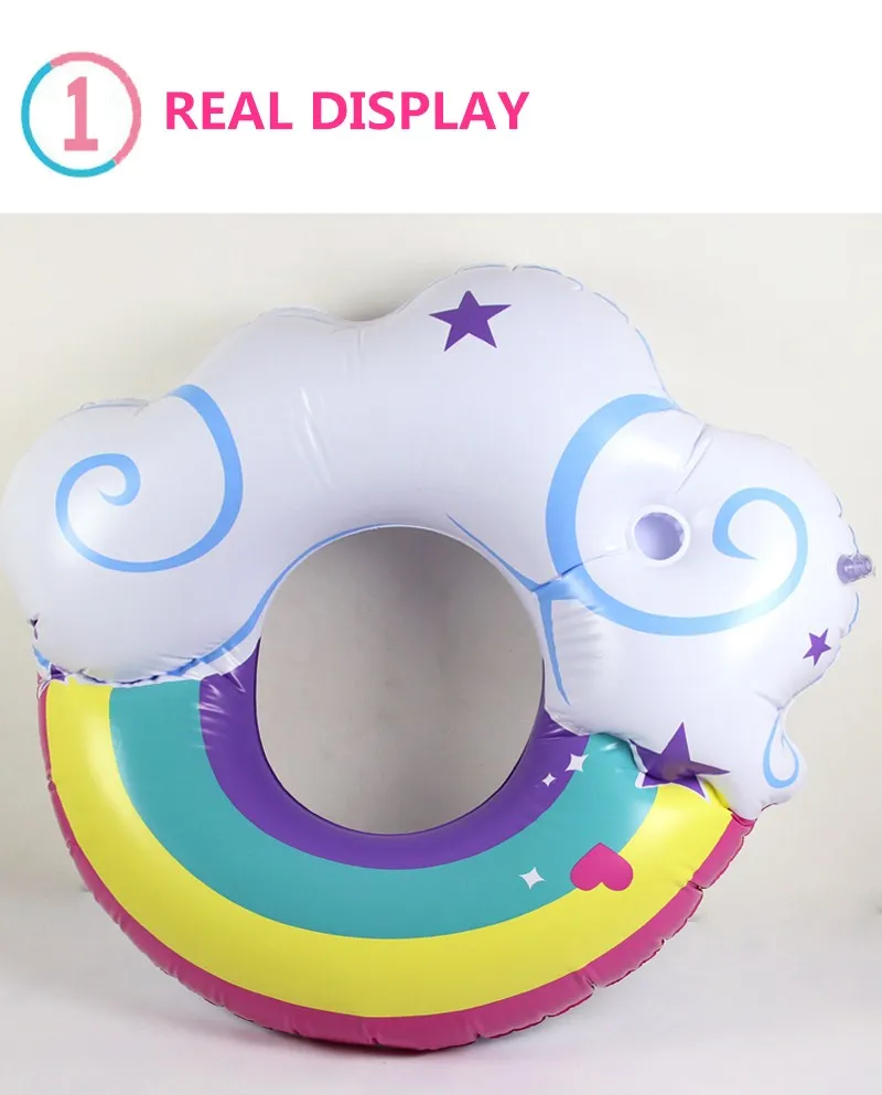 inflatable rainbow cloud swimming ring (5)