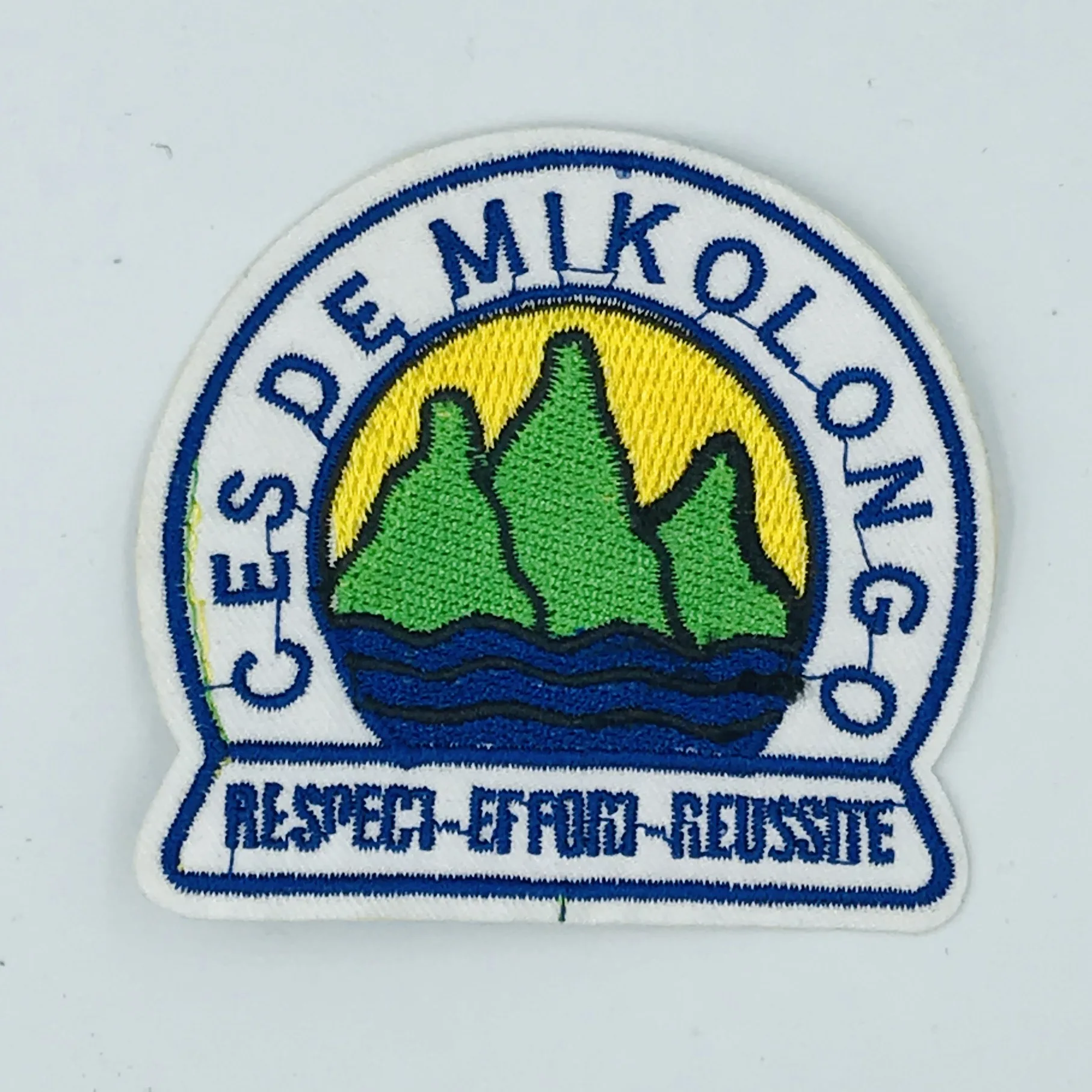 

custom basketball embroidery badge for sport & entertainment clothing c