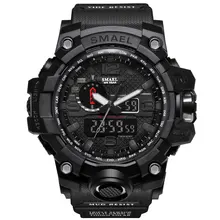 SMAEL Montres Hommes Numérique Sport Montre Homme Horloge militaire 2017 marque de luxe Noir relogio masculino LED numérique montre étanche