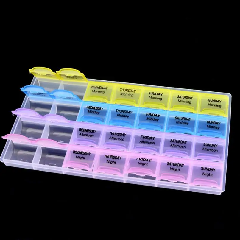 

Plastic 28 Slots Adjustable Jewelry Storage Box Case Craft Organizer Beads Wonderful2.10