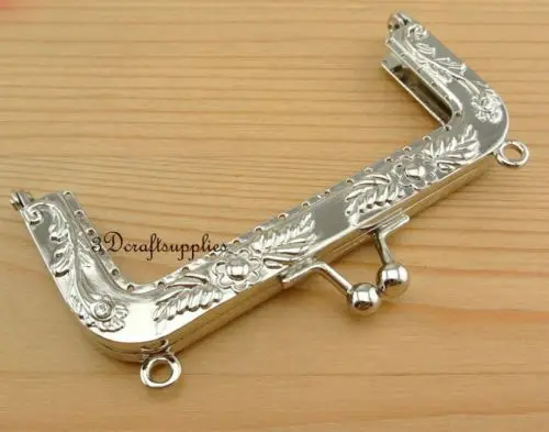 Винтажный никелевый сплав 9 5 см D19 с металлической рамкой для шитья|frame clasp|purse framebag