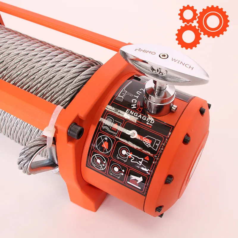 12 В 13500lb электрическая лебедка сверхмощный ATV трейлер Высокая растяжение стальной кабель пульт дистанционного управления набор