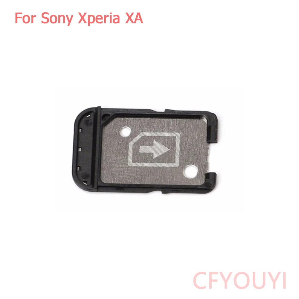 

10pcs/lot For SONY Xperia XA F3111 F3113 F3115 Sim Card Tray Holder Slot Good New Single/Dual Replacement Parts