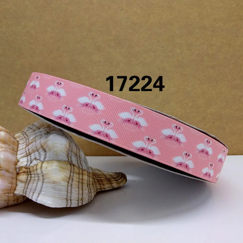 50 двор мультфильм печатных Grosgrain ленты 17593 - Цвет: 17224