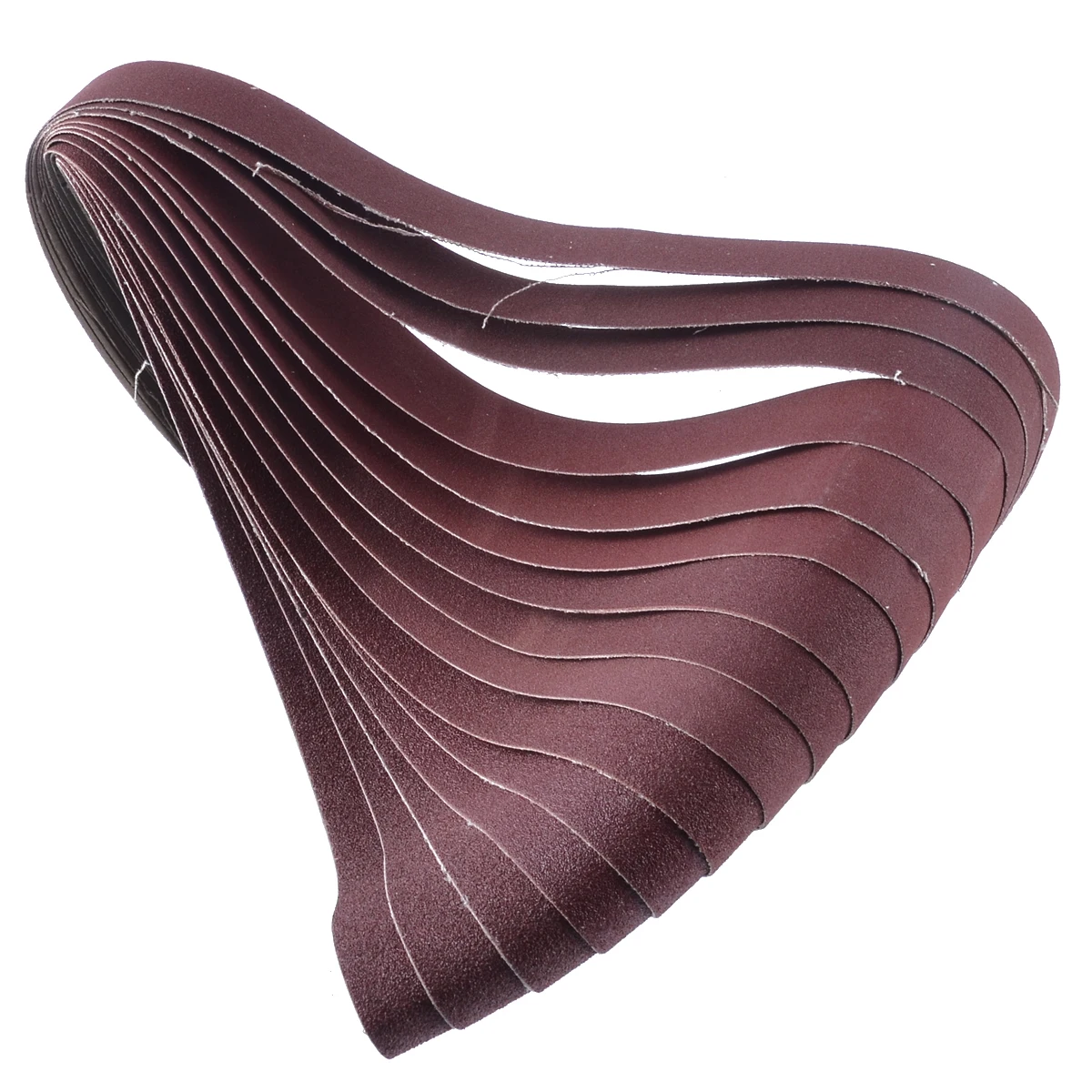 760*25mm 80/100/150/240/320 Grit Sanding Belt Aluminum Oxide Sander Grinding Abrasive Belts Grinder Accessories 15pcs