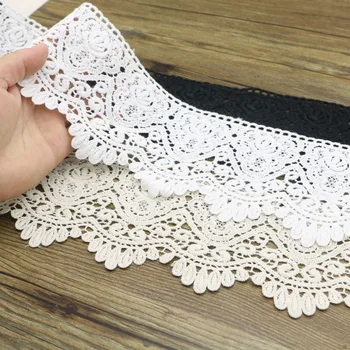 

9cm 1yard Voile Lace High Quality 100% Cotton Lace Fabric Free Shipping