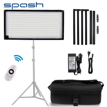 

spash FL-3060 Studio Light Flexible Mats LED Video Light Photo Lamp Remote Control 384 LEDs CRI90 LED Lamp for Youtube Camera