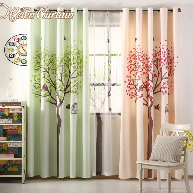 Helen Curtain 3 D Printed Modern Blackout Three Curtains For Living Helen Curtain 3 D Printed Modern Blackout Three Curtains For Living Room Tulle