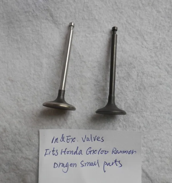 IN & EX VALVES SET HONDA GX100 RAMMER 1