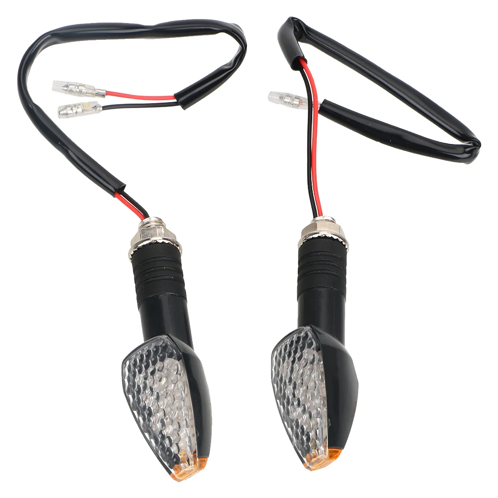 1 Pair Motorcycle Turn Signal Lights Signal Lamp for Harley Moto Tail