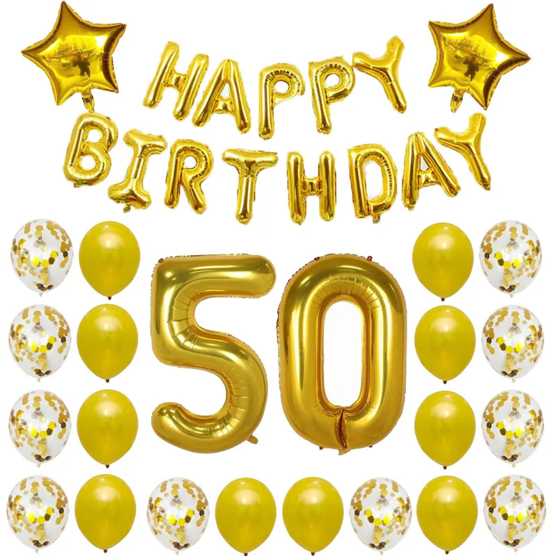 37pcs-40-gold-number-Balloons-star-foil-brithday-Balloon-1-18-20-30-40-50th-Birthday (6)