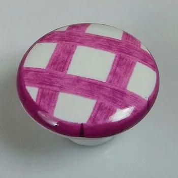 

Dresser knob handle kitchen cabinet handle knob 38mm white pink pane ceramic shoe cabinet pull kids room furniture knobs
