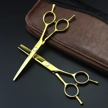 Профессиональные 5,5 дюймов два-Парикмахерские ножницы красочные истончение ножницы для стрижки Парикмахерские ножницы набор Парикмахерские ножницы