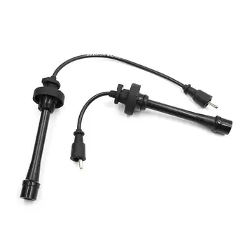 

uxcell Car Spark Plug Wires Set of 2, Ignition Wire for Eclipse Galant Lancer Mirage Outlander fit OE# ME96 8910