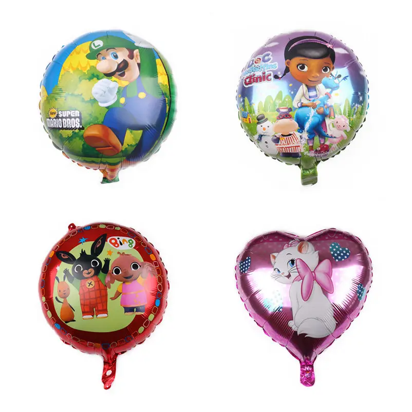 

TSZWJ New 18 inch cartoon rabbit cat aluminum balloon children's holiday party layout decorative balloons wholesale
