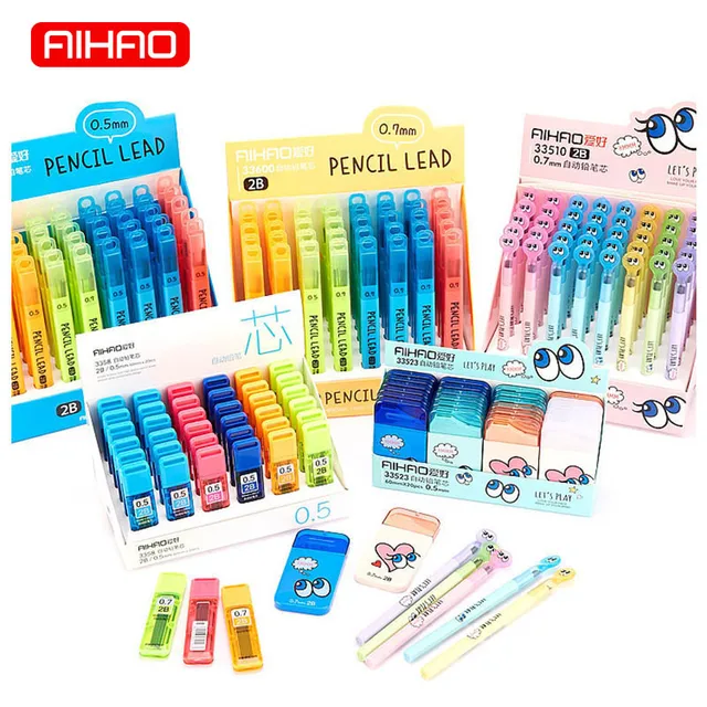 Best Offers AIHAO Student Cute Candy Color Plastic 2B Pen Refills Kawaii Pencil Lead For Kids Writing Gift Korean Stationery 928 Best Offers AIHAO Student Cute Candy Color Plastic 2B Pen Refills Kawaii Pencil Lead For Kids Writing Gift Korean Stationery 928
