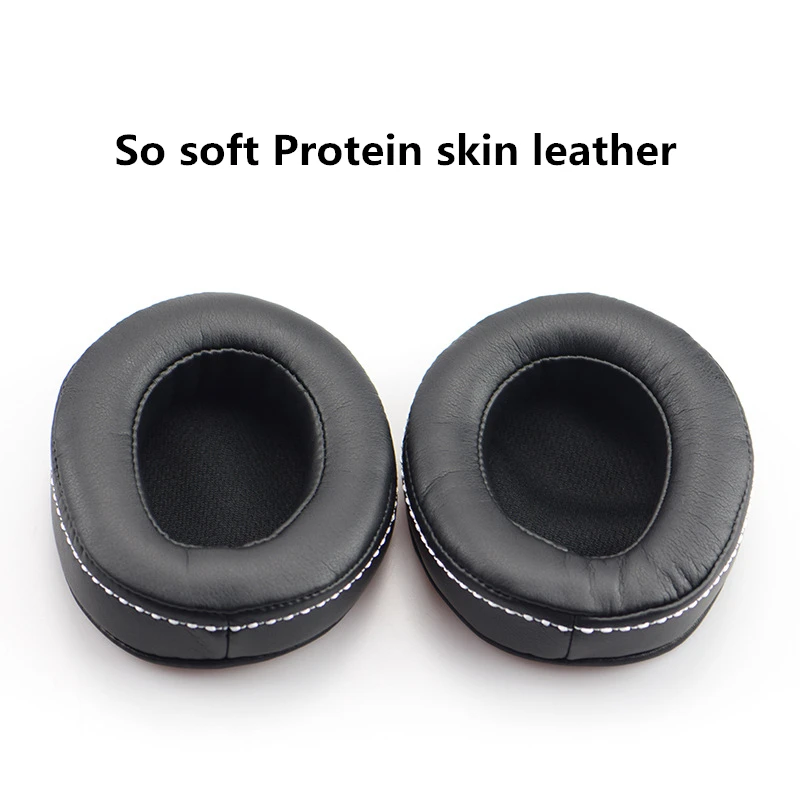 1 Pair Replacement Protein Skin Leather Foam Ear Pads Cushions for DENON  AH-D600 AH-D7100 Headphones High Quality 1.19