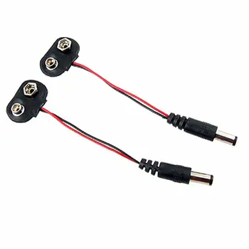 

5pcs 9V DC Battery Power Cable Plug Clip Barrel Jack Connector for Arduino DIY